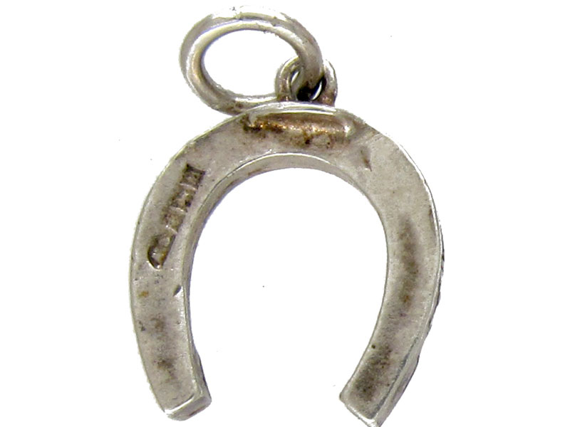 Silver Horseshoe Charm (285E/17) The Antique Jewellery Company