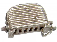 Silver Toaster Charm