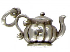 Silver Teapot Charm