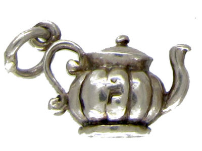Silver Teapot Charm