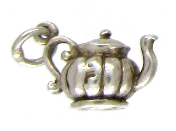 Silver Teapot Charm