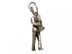Silver Guardsman with Trumpet Charm