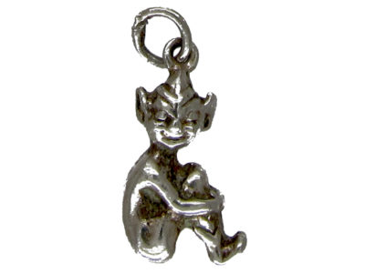 Silver Pixie Charm
