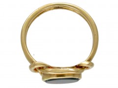 Victorian Gold & Bloodstone Signet Ring