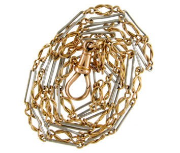 Two Colour Gold Edwardian Chain