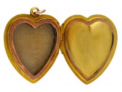 Victorian Diamond Set 15ct Gold Heart Locket