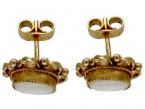 9ct Gold & Opal Earrings