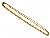 Georgian 18ct Gold Guard Chain with Hand Clasp
