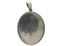 Silver Victorian Oval Locket