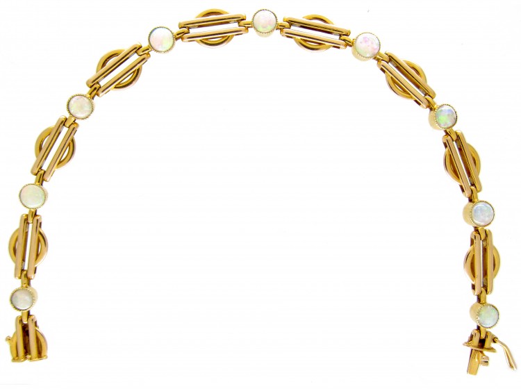 Opal 15ct Gold Edwardian Bracelet