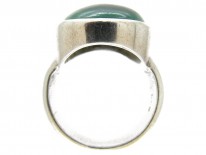 Silver ​& Malachite Ring