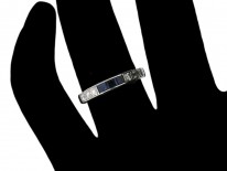 Art Deco Sapphire & Diamond Eternity Ring