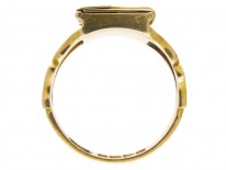 First World War 18ct Gold Opening Locket Ring