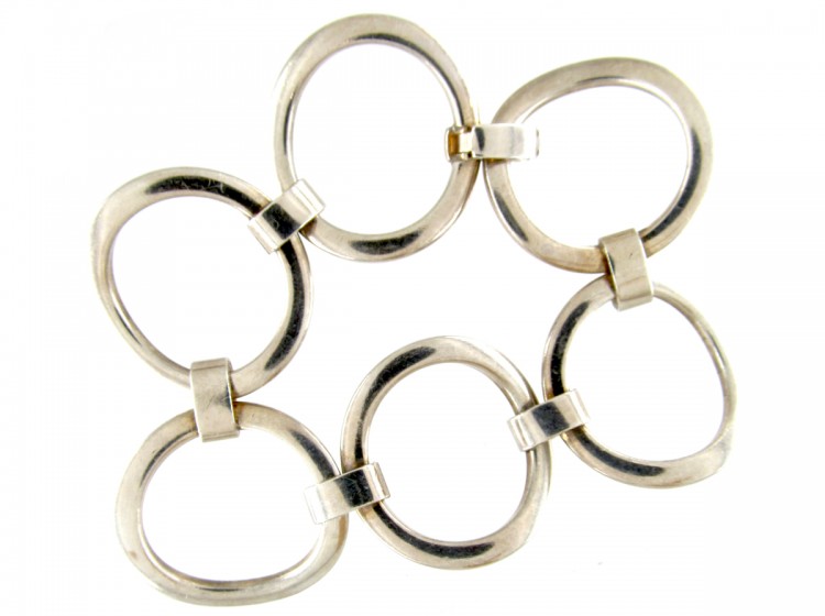 Silver Rings Bracelet