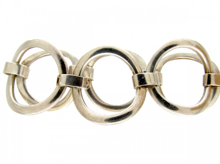 Silver Rings Bracelet
