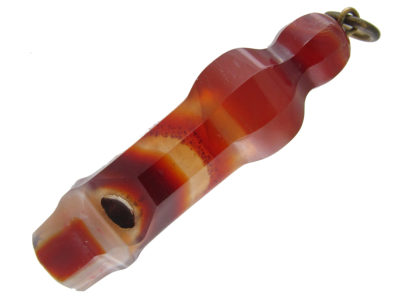 Victorian Carved Cornelian Whistle