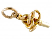 Gold Knot Watch Key