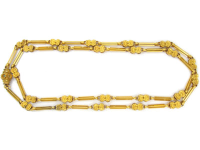 Georgian 18ct Gold Guard Chain