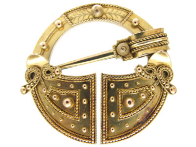 Victorian Celtic 18ct Gold Brooch