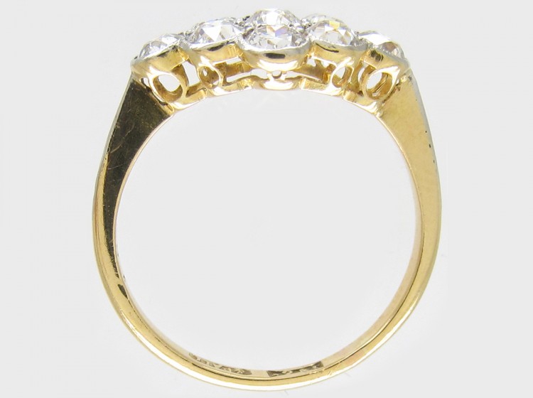 Edwardian Diamond Cluster Ring
