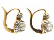 Diamond Drop 18ct Gold Earrings