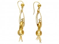 Victorian 15ct Gold Tassle Drop Earrings