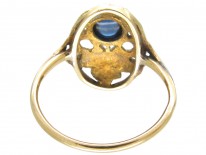 Art Nouveau 18ct Gold & Sapphire Ring