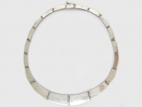 Lapis & Malachite Silver Mexican Necklace
