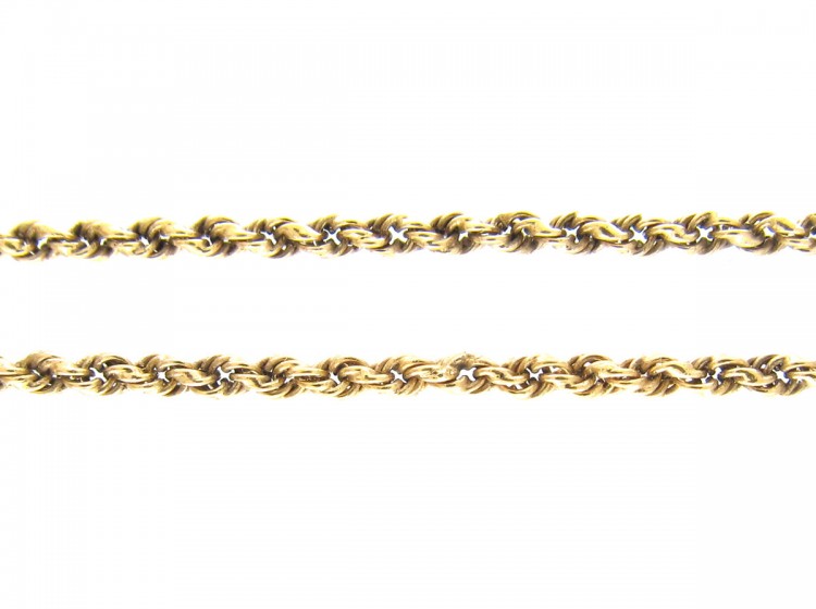 Victorian 9ct Gold Prince of Wales Twist Chain