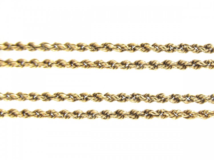 Victorian 9ct Gold Prince of Wales Twist Chain