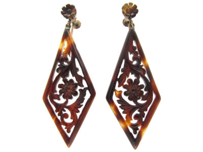 Victorian Tortoiseshell Earrings