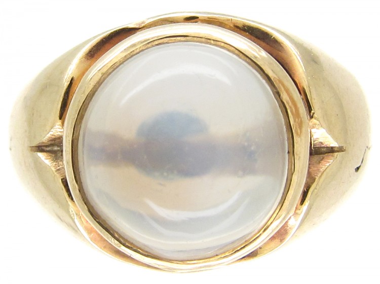 Edwardian Moonstone Gold Ring