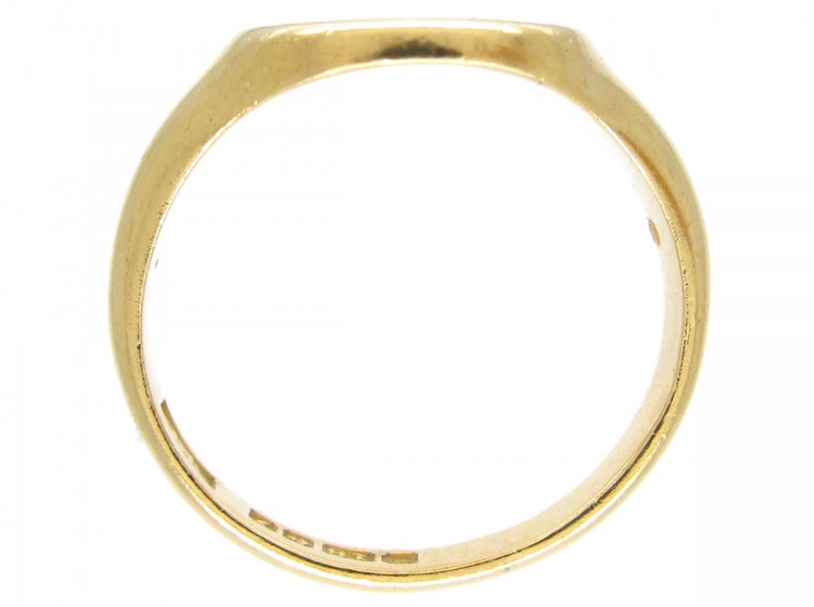 18ct Gold Welsh Dragon Signet Ring