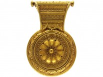 18ct Gold Micromosaic Bulla Pendant