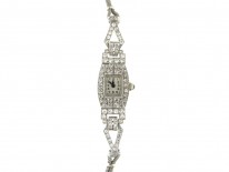 Diamond Art Deco Watch