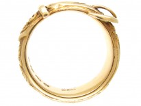 Victorian Diamond & 18ct Gold Buckle Ring
