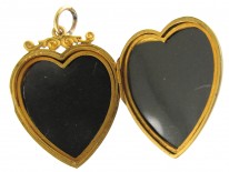 Edwardian Gold & Paste Heart Locket