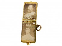 Enamel & Metal 1902 Coronation Book Charm