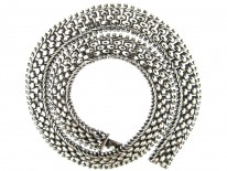 Victorian Silver Woven Collar