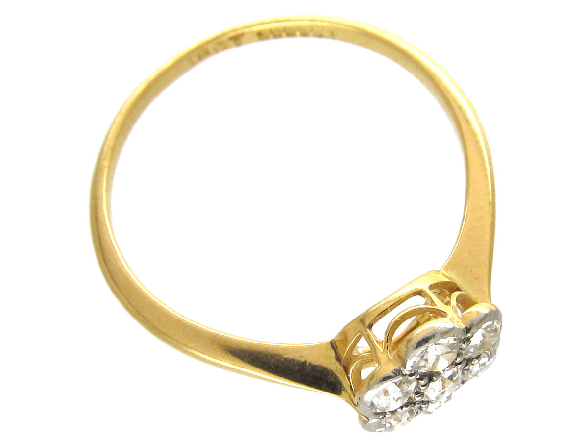 Edwardian Diamond Cluster Ring (45F) | The Antique Jewellery Company