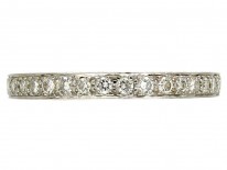 Art Deco Platinum & Diamond Eternity Ring