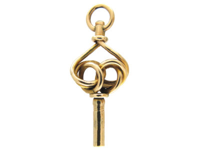 Victorian Gold-Cased Knot Watch Key