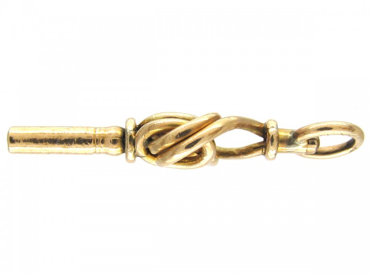 Victorian Gold-Cased Knot Watch Key