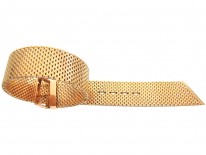 French 18ct Gold Buckle Bracelet