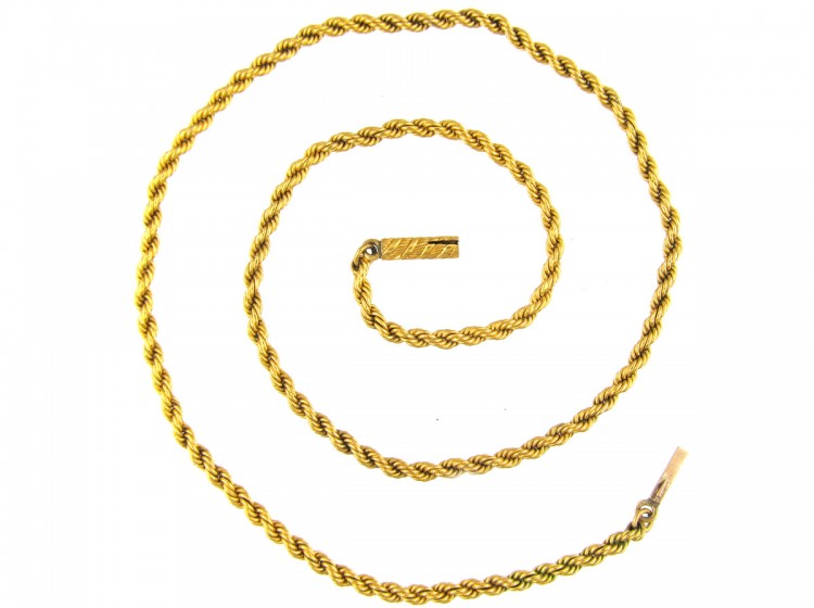 Victorian 18ct Gold Prince of Wales Twist Chain