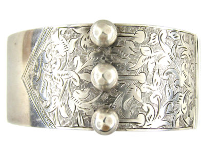 Victorian Silver Stud Bangle
