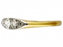 Five Stone Diamond Art Deco Ring