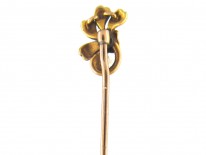 Jubilee Enamel 15ct Gold Stick Pin