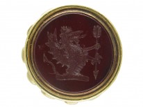 Welsh Dragon 18ct Gold Seal