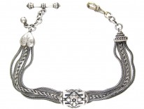 Victorian Silver Albertina Bracelet
